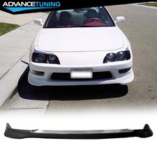 Fits 98-01 Acura Integra Type R Style Front Bumper Lip Spoiler Splitter Black Pu