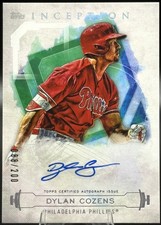  Dylan Cozens 2019 Topps Inception #RES-DC Rookies and Emerging Stars /200 Auto!