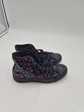 Converse Chuck Taylor All Star Hi Sequins Black Blue Red Multicolor Sparkle 6m