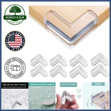 Clear PVC Corner Protectors for Child Safety, Perfect for Furniture Edges