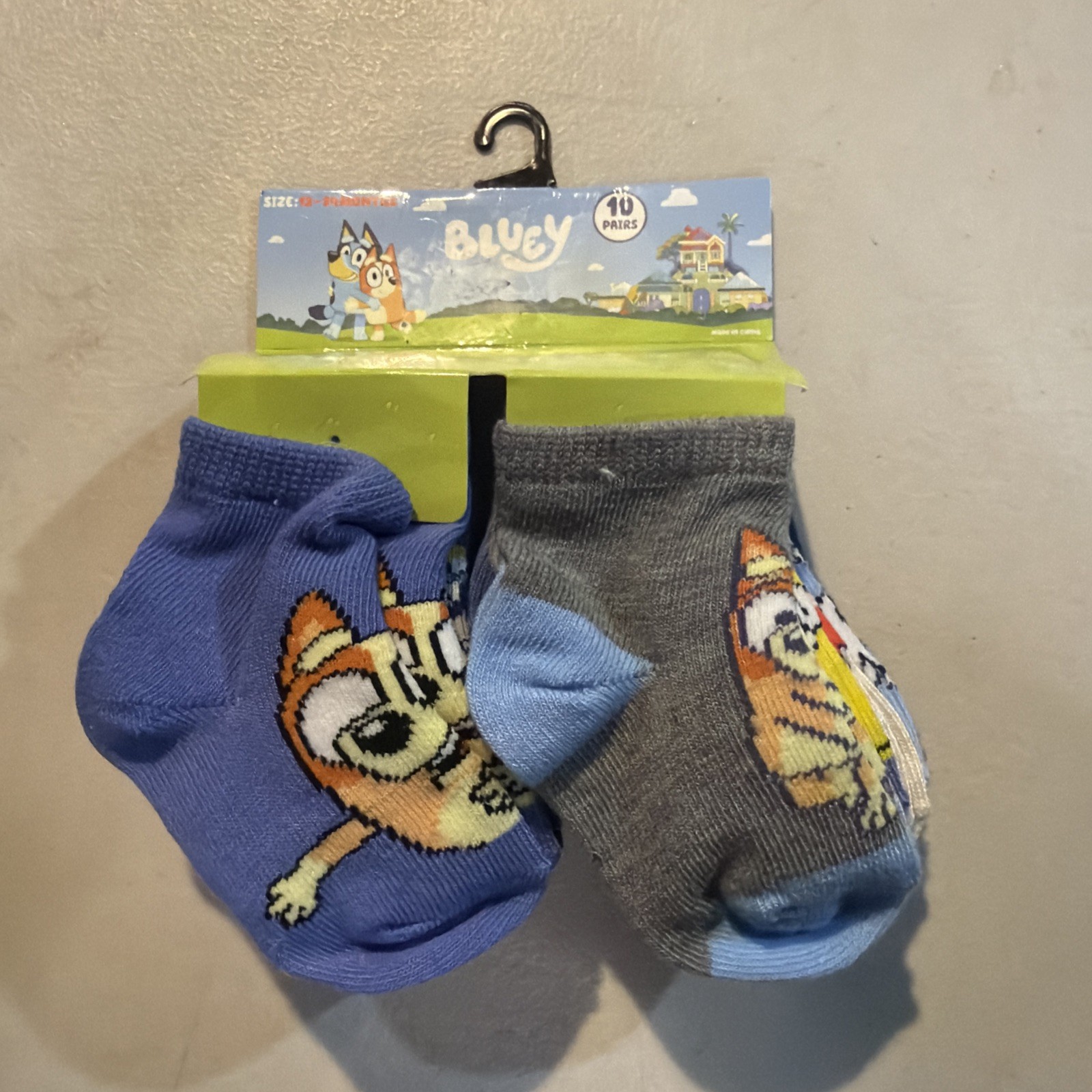 Bluey Baby Ankle Socks 10 Pairs Size 6–12 Months New