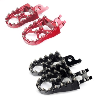 Motorcycle Billet MX Wide Foot Peg Pedal Rest Footpeg For Honda VTX