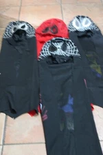 #316 CAPE 4 Pzas KIDS SPIDER MAN Red Black  Wrestling Lucha Libre Capa Niños lck