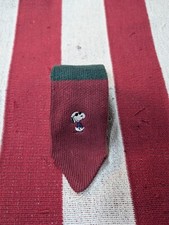 Vintage Snoopy Peanuts Charlie Brown Cotton Knit Made in USA Men's Neck Tie