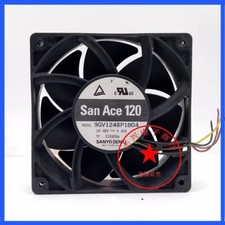 Sanyo 9GV1248P1B04 12038 DC48V 0.43A 12CM 4-Wire Cooling Fan