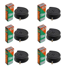6 DURO 20" x 1.75"/2.125" Bicycle THORN PROOF Inner Tube 33mm Schrader Valve