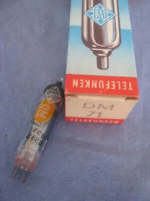 DM71 Röhre TELEFUNKEN - NEU / NOS - DM 71 - Bild 1 von 4