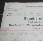 1896 Sept 23 Winchester Virginia VA Receipt Bought of Baker & Co. Grocer Tobacco — photo 2