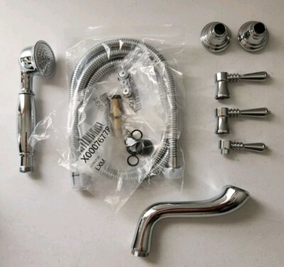 Brizo T70336-PC Tresa Two Handle Tub Filler Trim Kit with Hand Shower, Chrome