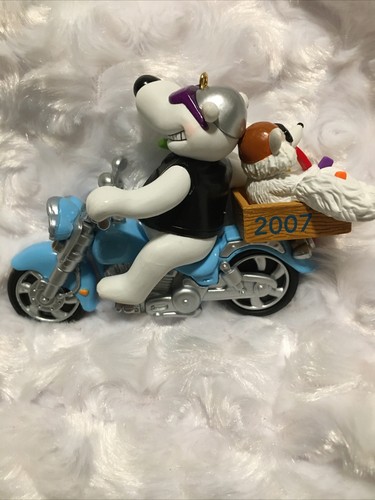 American Greetings Ornament Holiday In High Gear 2007 Biker Friend ghiaccioli - Foto 10 di 12