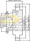 DAYCO Fanclutch FOR Triton Sep 1990 - Jul 1991 2.5L Turbo Diesel MH 4D56T