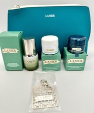 La Mer 5pcs Travel Gift Set -INFUSED EMULSION ,Soft Cream, Night Cream, Keychain
