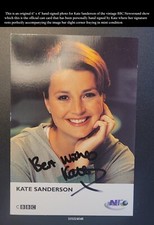 Kate Sanderson Watchdog Signed Photo Autograph 4x6