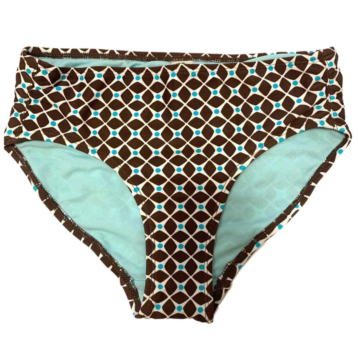 Athleta Women s Bikini Bottom Swimwear Geometric Print Size XS