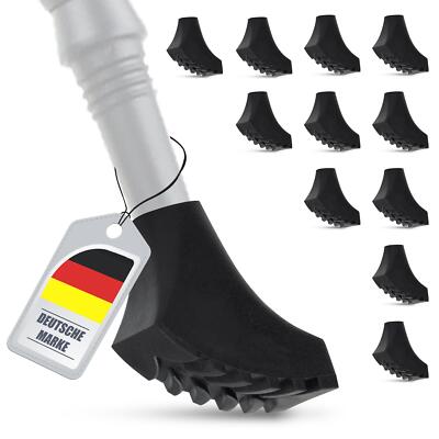 12x Gummipuffer für Nordic Walking Stöcke Aufsätze Trekkingstöcke Pads