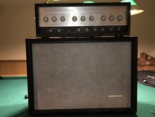 1967 SEARS SILVERTONE 1484 TWIN TWELVE CABINET  TUBE AMPLIFIER TESTED WORKS