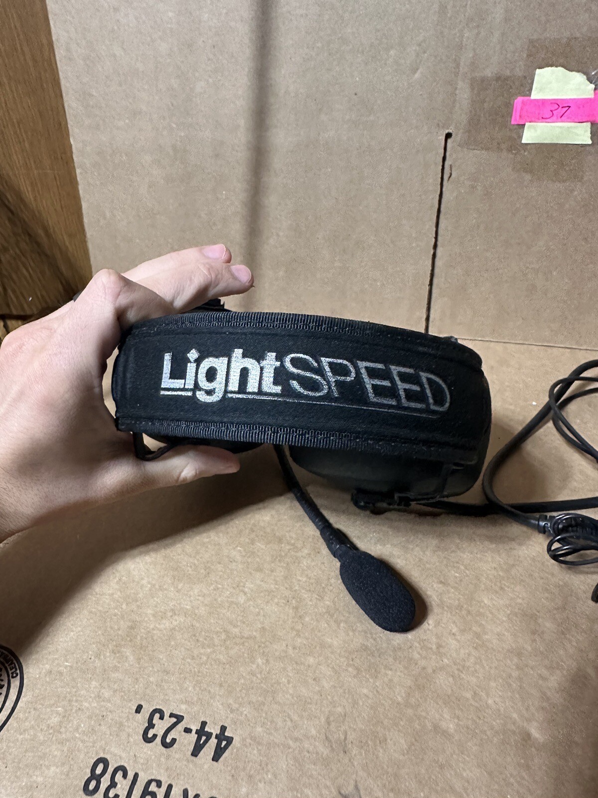 Lightspeed QFR Solo Aviation Pilot Headset Plane Flying eBay