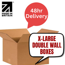 EXTRA LARGE Cardboard Removal Boxes, XXL Double Wall Boxes For Packing, Shipping