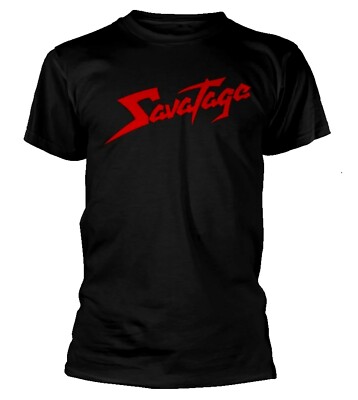 SAVATAGE cd cvr RED LOGO Official SHIRT XXL 2X New mountain king sirens gutter