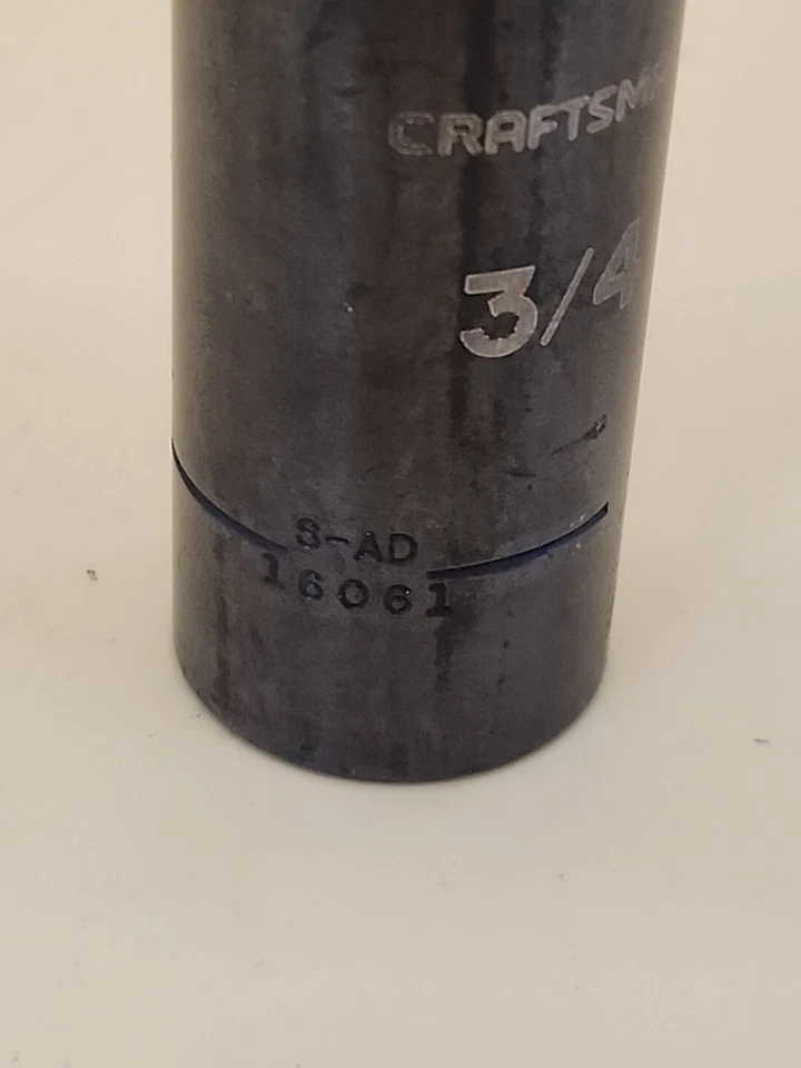 CRAFTSMAN S-AD 16061 3/4SAE ” Drive 6 Pt Deep Socket - Image 3 of 4