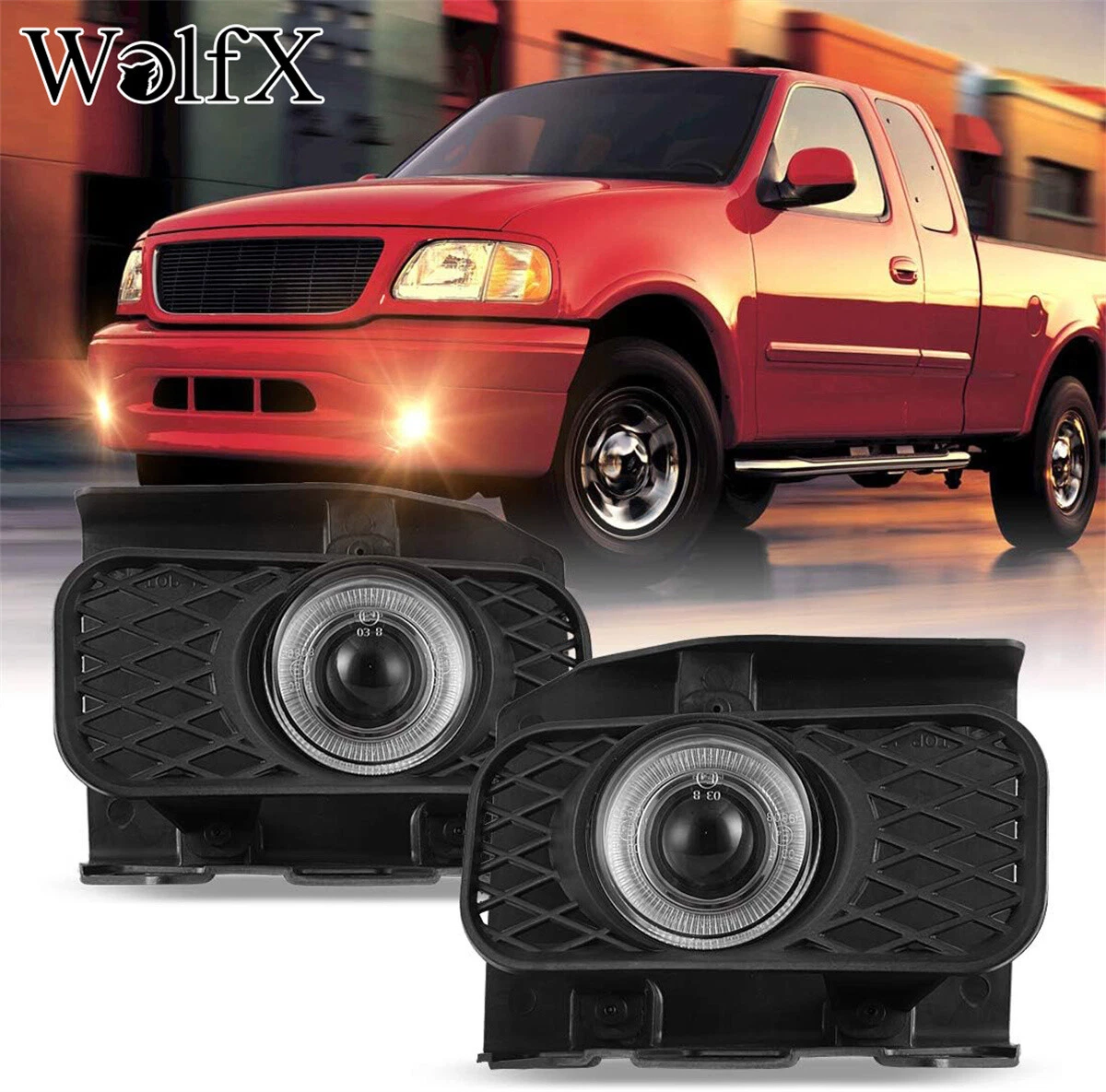 Faros Antiniebla Delanteros Con Lente Transparente Para Ford F-150 (2015-2023) – Jijiamotor13, Incluye Bombillas H10