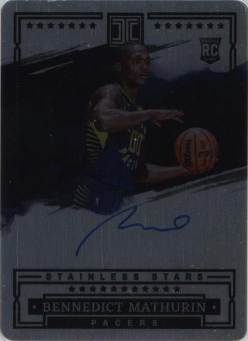 2022-23 Panini Impeccable - Bennedict Mathurin #SSA-BNM for sale