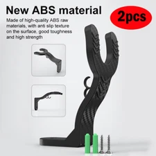 2x Motorcycle Motorbike Wall Mount Helmet Holder Hanger Rack Jacket Hook Display
