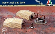 Italeri 1/72 6148 Desert Well and Tents (Diorama Accessories)