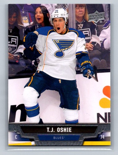 2013 Upper Deck T.J. Oshie #122 card