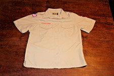 Boy Scouts of America BSA Women's Shirt Tan Small Vented Poly Microfiber