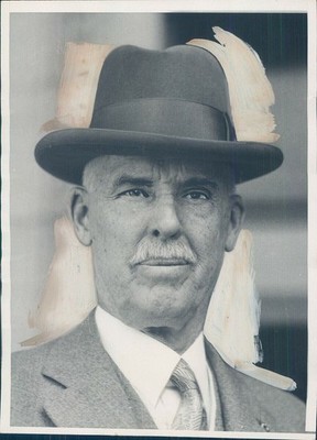 1933 Duncan C Mathewson Murder Suspect City Treasurer Court Crime Photo 5x7