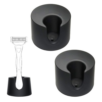 2 Pcs Razor Holder Stand Compatible With Gillette Razor,Safety Razor Alloy St...