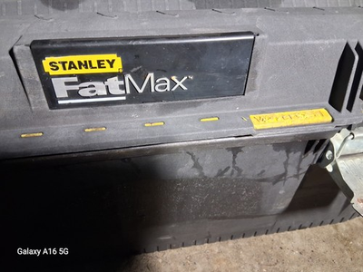 #ad #ad Stanley FatMax Tool Box Plastic Black Yellow Lockable Interior Organizer Tray $30.00