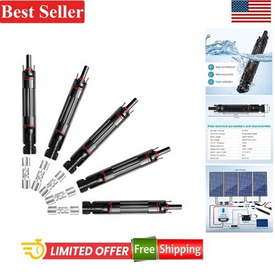 Solar Fuse Male Female Connector 15A 1000V Waterproof In-Line for Solar Syste...