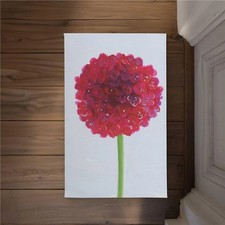 Begin Home Decor CODM21347Q550Y 21 x 34 in. Dahlia Pomponowa Floral Door Mat ...
