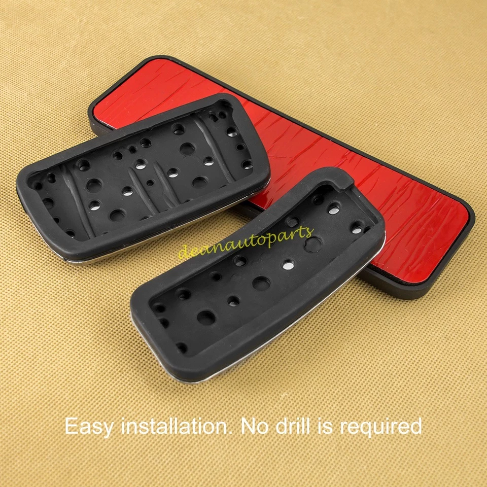 Car Footrest Gas Brake Pedal Cover For Subaru Impreza Forester XV Accessories - Image 3 of 4