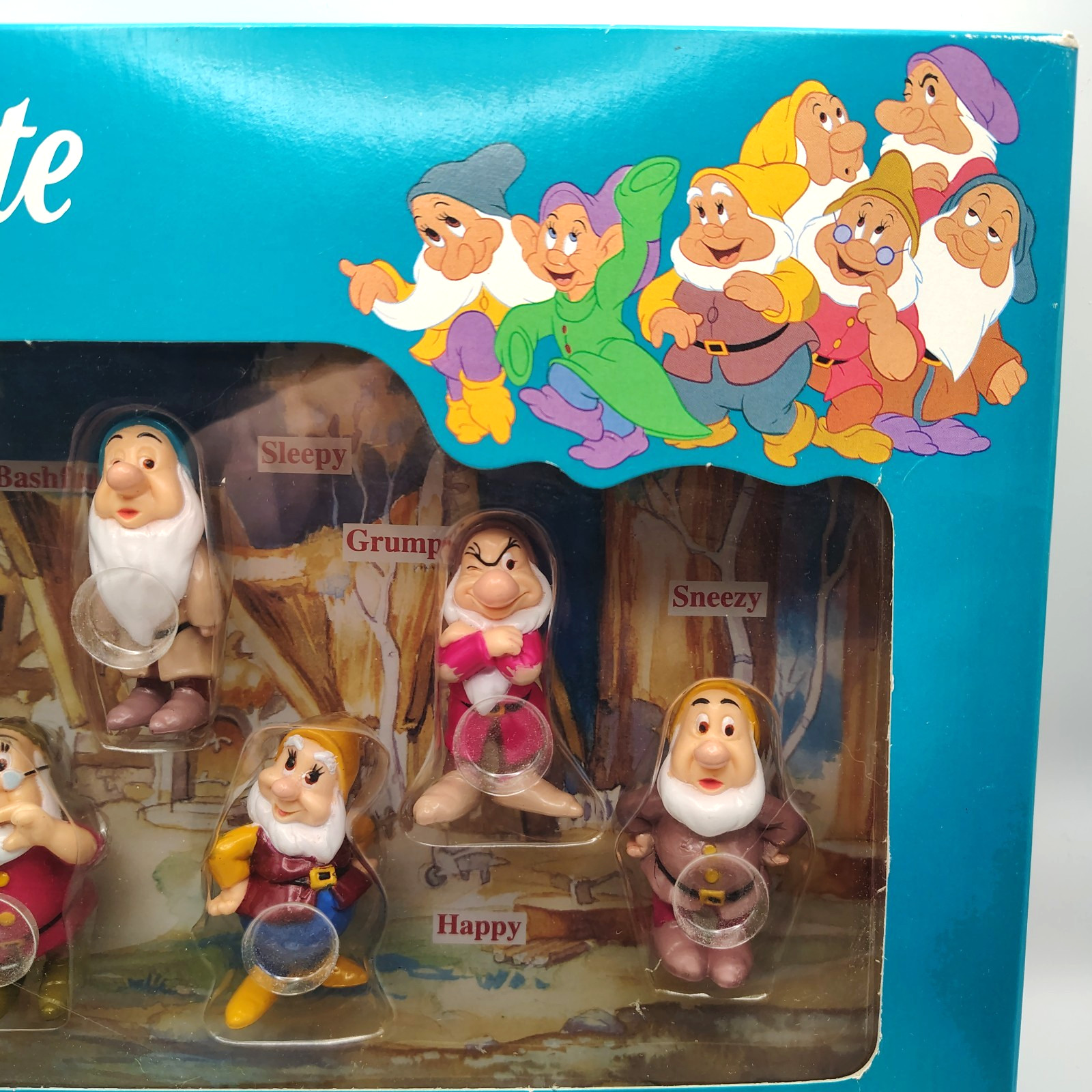 Mattel Disney's Snow White and the Seven Dwarfs Figurines - 7 Piece Set  1993