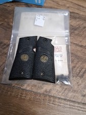 Used Pachmayr Colt Mustang .380 Grips Grip Black Rubber Suregrip W Screws