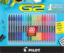 Pen G2 Assorted Premium Gel Ink Pens, Retractable and Refillable, Fine Point, 0.
