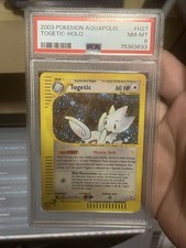 PSA 8 Pokemon Aquapolis Holo Rare Togetic H27/H32 NM/MINT Condition! on eBay