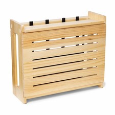 Wooden WiFi Router Storage Box - Standard Wall Mountable Decorative Modem She...