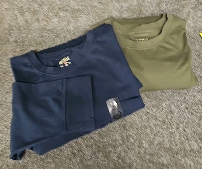 RedHead Men's Longsleeve Pocket Tees, Bundle Of 2, Size 3XLT, NEW