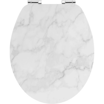 Baliv Topino WC-Sitz   Absenkautomatik   Holzkern   Marmor Weiß-Grau +NEU+
