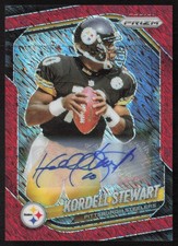2025 Panini Prizm Red Shimmer 24/35 Kordell Stewart Auto #288 JW1