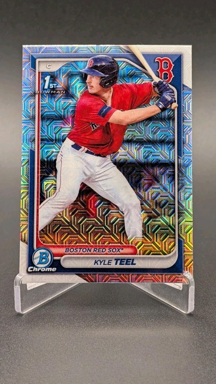 2024 Bowman - Chrome Prospects Kyle Teel #BCP-48 Mojo Refractor (RC)