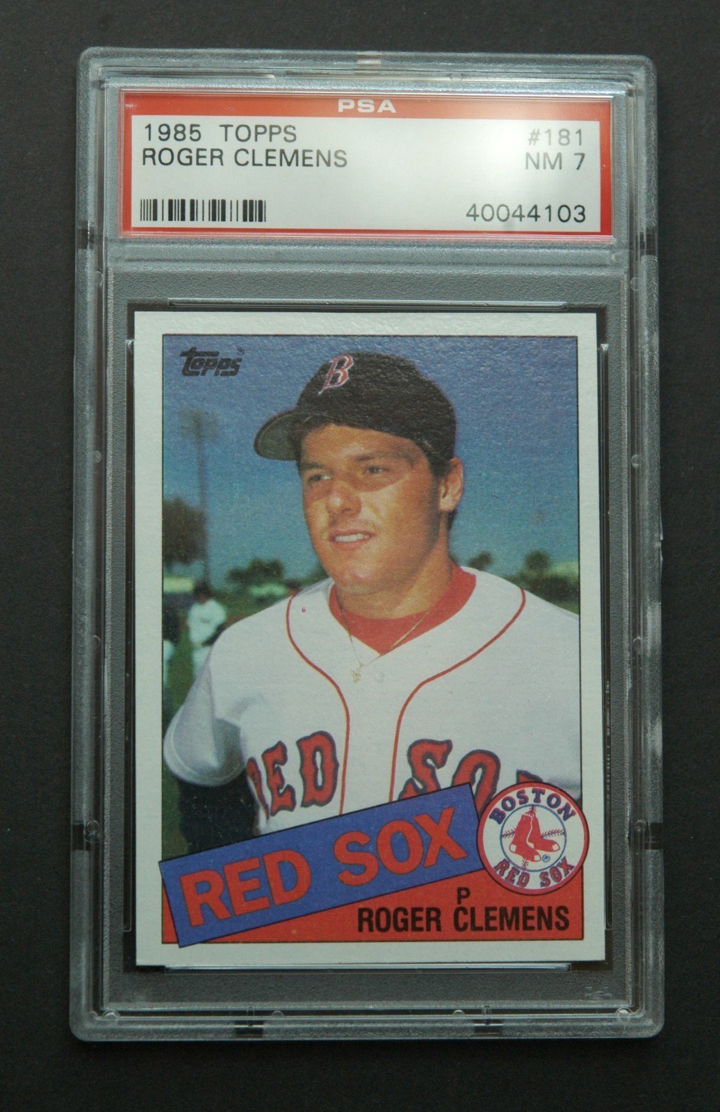 1985 TOPPS #181 Roger Clemens PSA 7 Near MINT ROOKIE