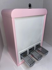 Candy Pink 3 Column Sticker Tattoo Pokemon Card Vending Machine Sports Cards