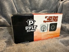 Pyle Home PCB3BK 3-Inch 100-Watt Mini Cube Bookshelf Speakers Pair (Black)