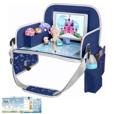Kids Travel Tray for Toddler Car Seat, Road Trip Essential Lap Tray