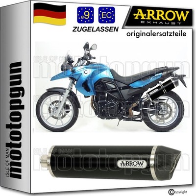 ARROW AUSPUFF ZUGELASSEN MAXI RACE-TECH SCHWARZ C BMW F650 F-650 GS 2008 08